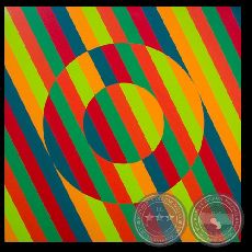 VIBRACIONES CHROMATIQUES ORVI 3/3, 1968/2003 - Obra de ENRIQUE CAREAGA